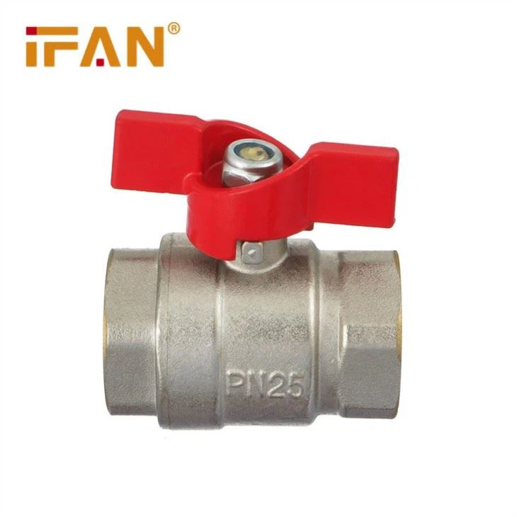 Butterfly Handle Brass Ball Valve FF
