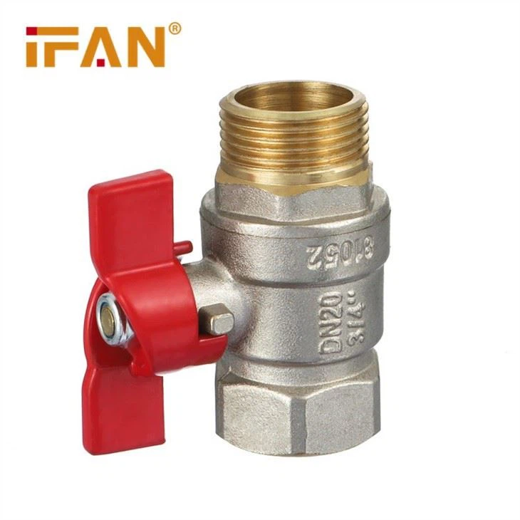 Butterfly Handle Brass Ball Valve FM