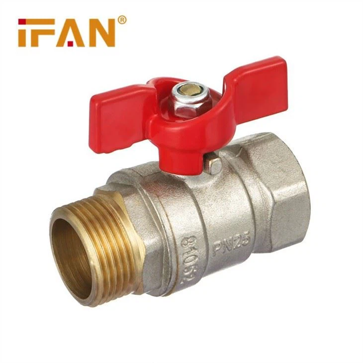 Butterfly Handle Brass Ball Valve FM