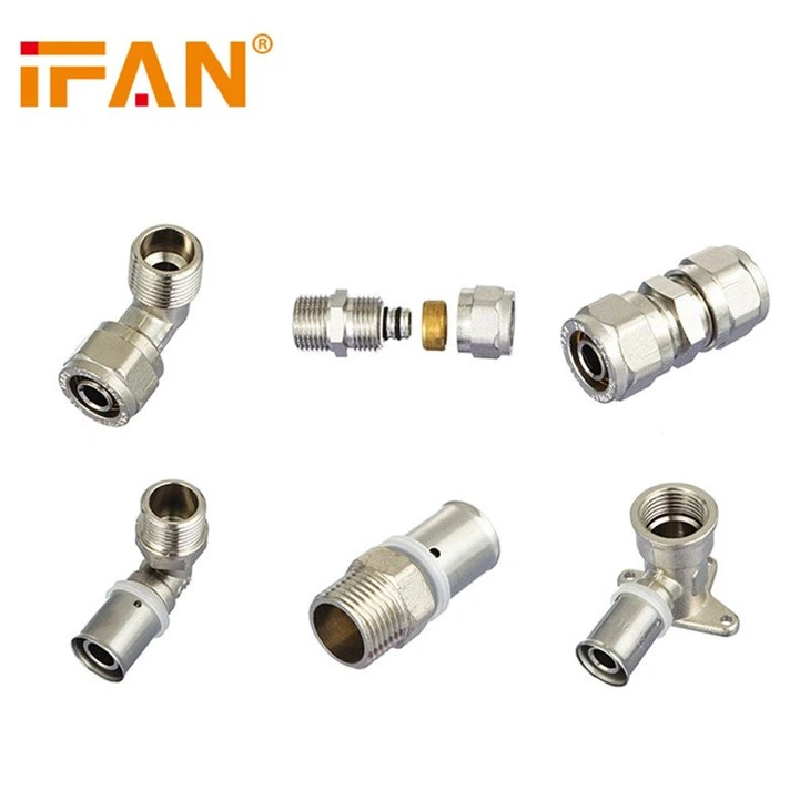 Brass PEX Compress Fitting